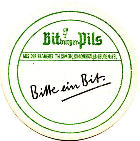 bitburg bit-rp bitburger pils bitte 7b (rund215-oben glas leer)